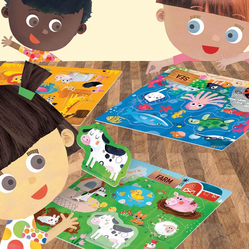 هيدو لعبة هيدو أنيمال لوتو MU22847 التعليمية للأطفال والأولاد والبنات من عمر 2 إلى 4 سنوات - Image 4